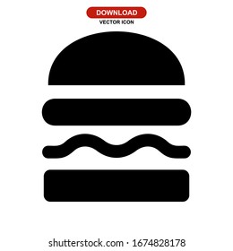 hamburger icon or logo isolated sign symbol vector illustration - high quality black style vector icons
