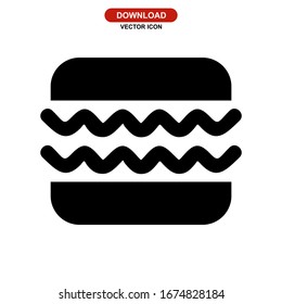 hamburger icon or logo isolated sign symbol vector illustration - high quality black style vector icons
