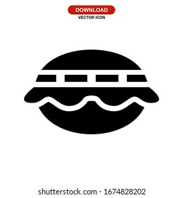 hamburger icon or logo isolated sign symbol vector illustration - high quality black style vector icons
