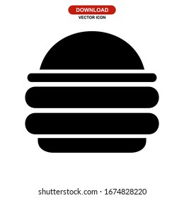 hamburger icon or logo isolated sign symbol vector illustration - high quality black style vector icons

