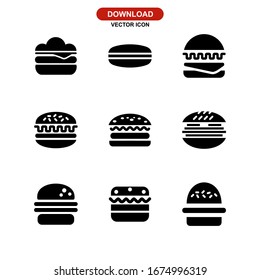 hamburger icon or logo isolated sign symbol vector illustration - Collection of high quality black style vector icons
