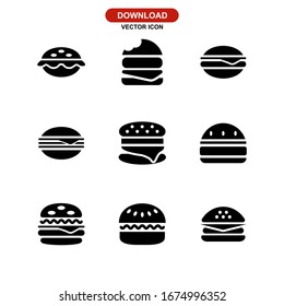 hamburger icon or logo isolated sign symbol vector illustration - Collection of high quality black style vector icons
