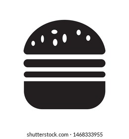 Hamburger icon logo vector design in simple template