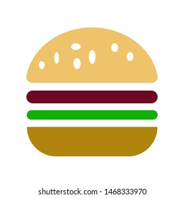 hamburger icon logo vector design in simple template