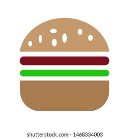 hamburger icon logo vector design in simple template