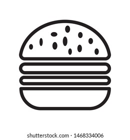 hamburger icon logo vector design in simple template