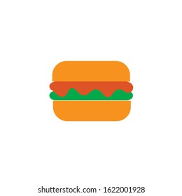 hamburger icon with long shadow. flat style vector illustration