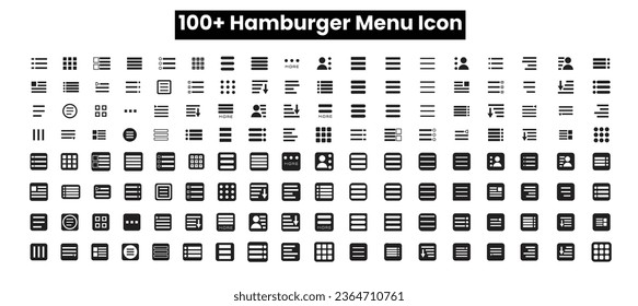 hamburger icon, icon, minimal, graphic, app, design