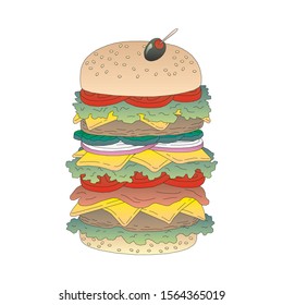 hamburger icon on a white background