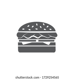 Hamburger Icon On White Background