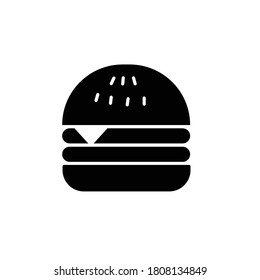 Hamburger icon on white background
