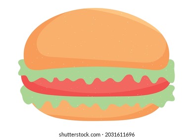 icono de hamburguesa sobre fondo blanco