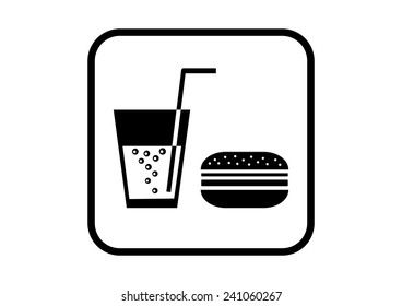 291 Black white hamburger clipart Stock Vectors, Images & Vector Art ...