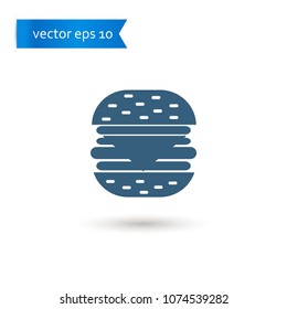 hamburger. hamburger icon. sign design. Vector EPS 10.