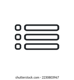 Icono Hamburger, vector de ilustración simple