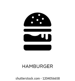 Hamburger icon. Hamburger symbol design from Restaurant collection. Simple element vector illustration on white background.