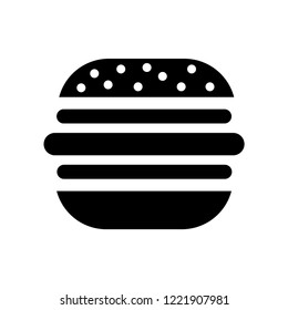 Hamburger icon. Trendy Hamburger logo concept on white background from Hotel and Restaurant collection. Suitable for use on web apps, mobile apps and print media.