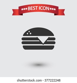 Hamburger icon vector
