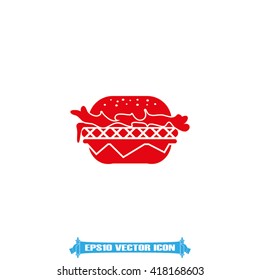 Hamburger icon vector