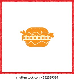 Hamburger icon vector.