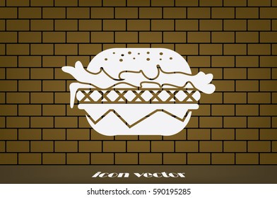 Hamburger icon vector.