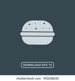 Hamburger icon vector
