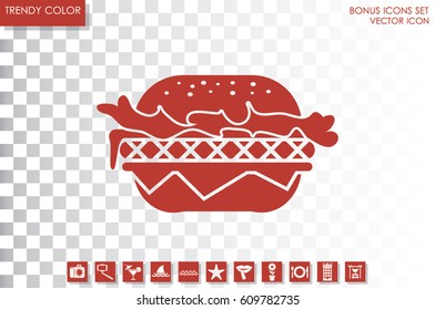 Hamburger icon vector.