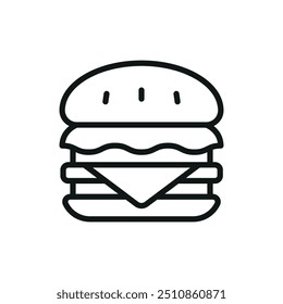 Hamburger icon vector basic design simple and modern concept templates