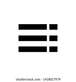 Hamburger Icon Vector Design Illustration