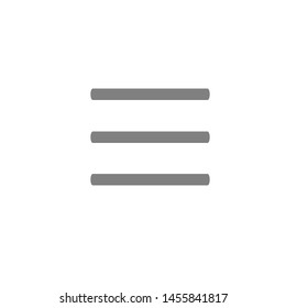 Hamburger Icon Vector Design Symbol Illustration
