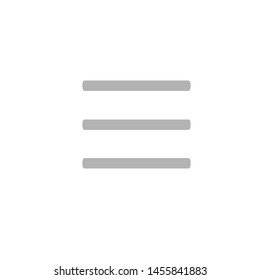 Hamburger Icon Vector Design Symbol Illustration