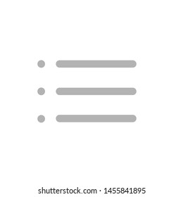 Hamburger Icon Vector Design Symbol Illustration