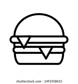 Hamburger icon vector design template