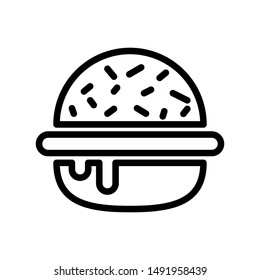 Hamburger icon vector design template