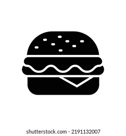 hamburger icon vector design template in white background