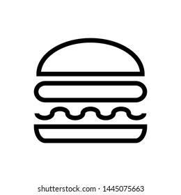 hamburger icon vector flat design