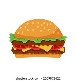 hamburger icon vector flat design