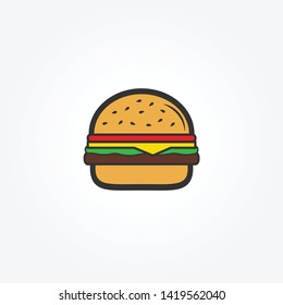 Hamburger icon - vector illustration