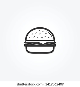 Hamburger icon - vector illustration