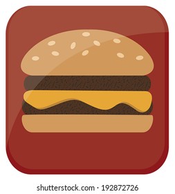 hamburger icon vector illustration