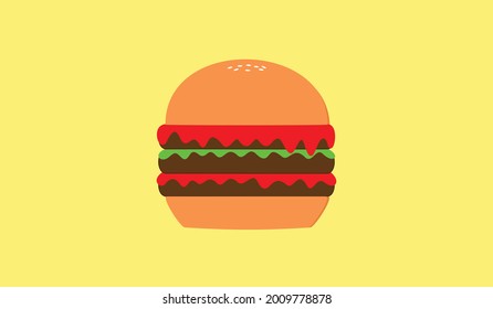 icono de hamburguesa , Ilustración vectorial