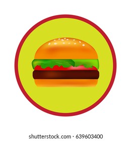 hamburger icon. Vector illustration.