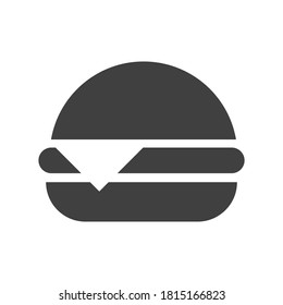 Hamburger icon vector illustration on white background