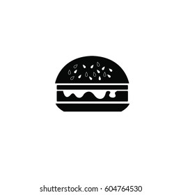 Hamburger icon Vector Illustration on the white background.