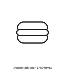 hamburger icon vector sign symbol