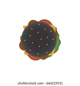 Hamburger icon. View above