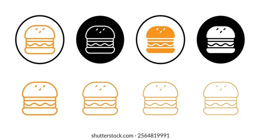 Hamburger icon web design in vector