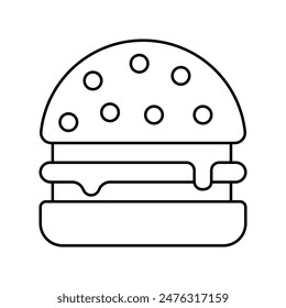 hamburger icon with white background vector stock illustration