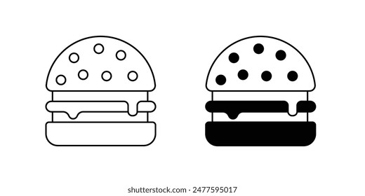 hamburger icon with white background vector stock illustration