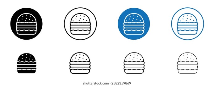 Hamburger icons pack vectors for app and web ui designs